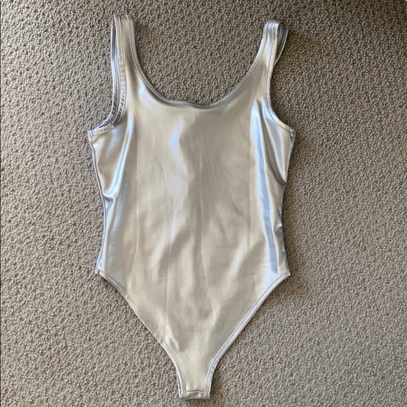 Silver Bathing suit Swimsuit One-piece - Picture 4 of 4